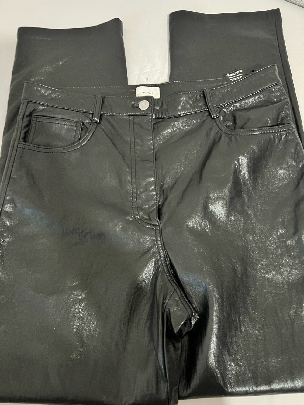 Wilfred Shiny Black Skinny Jeans